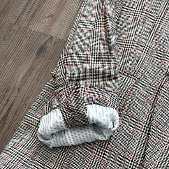 FRAME PLAID DOUBLE BREASTED BLAZER WOMENS LARGE - Picture 4 of 8